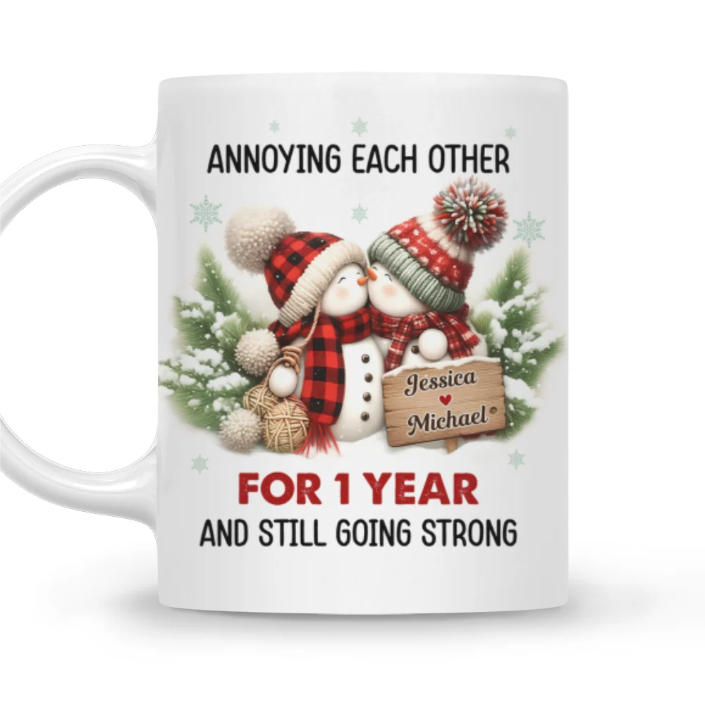 Merry And Bright Together - Personalized Custom Coffee Mug - Image 6