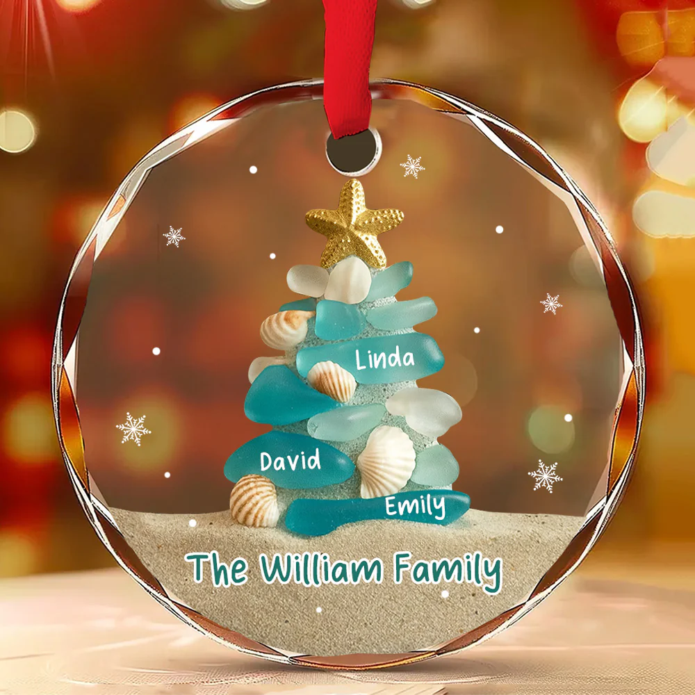 Merry Moments - Personalized Custom Glass Ornament - Image 2
