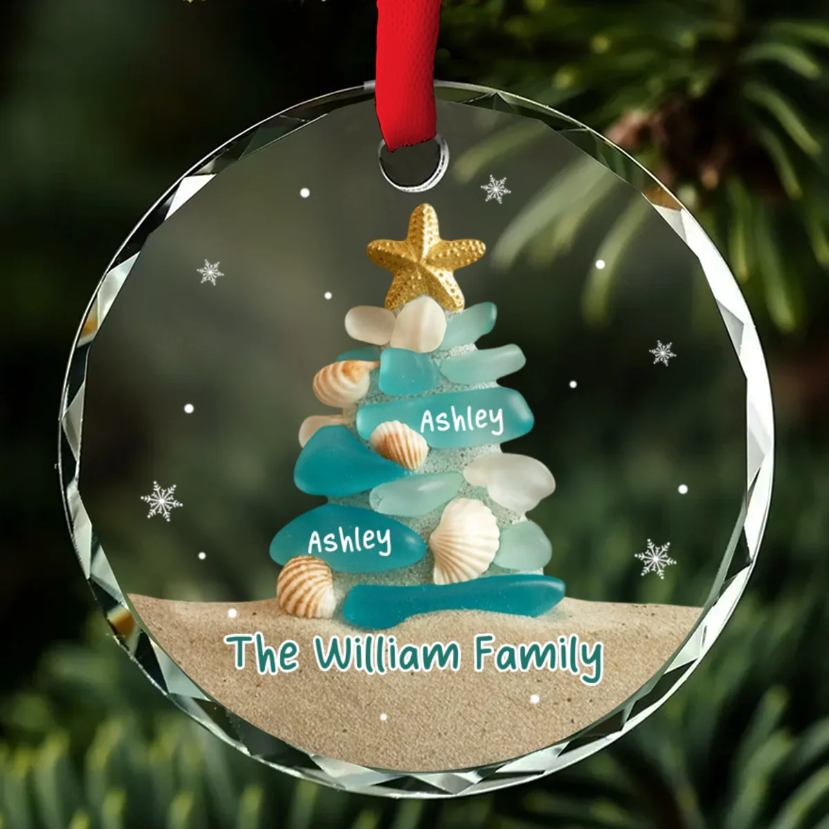Merry Moments - Personalized Custom Glass Ornament - Image 7