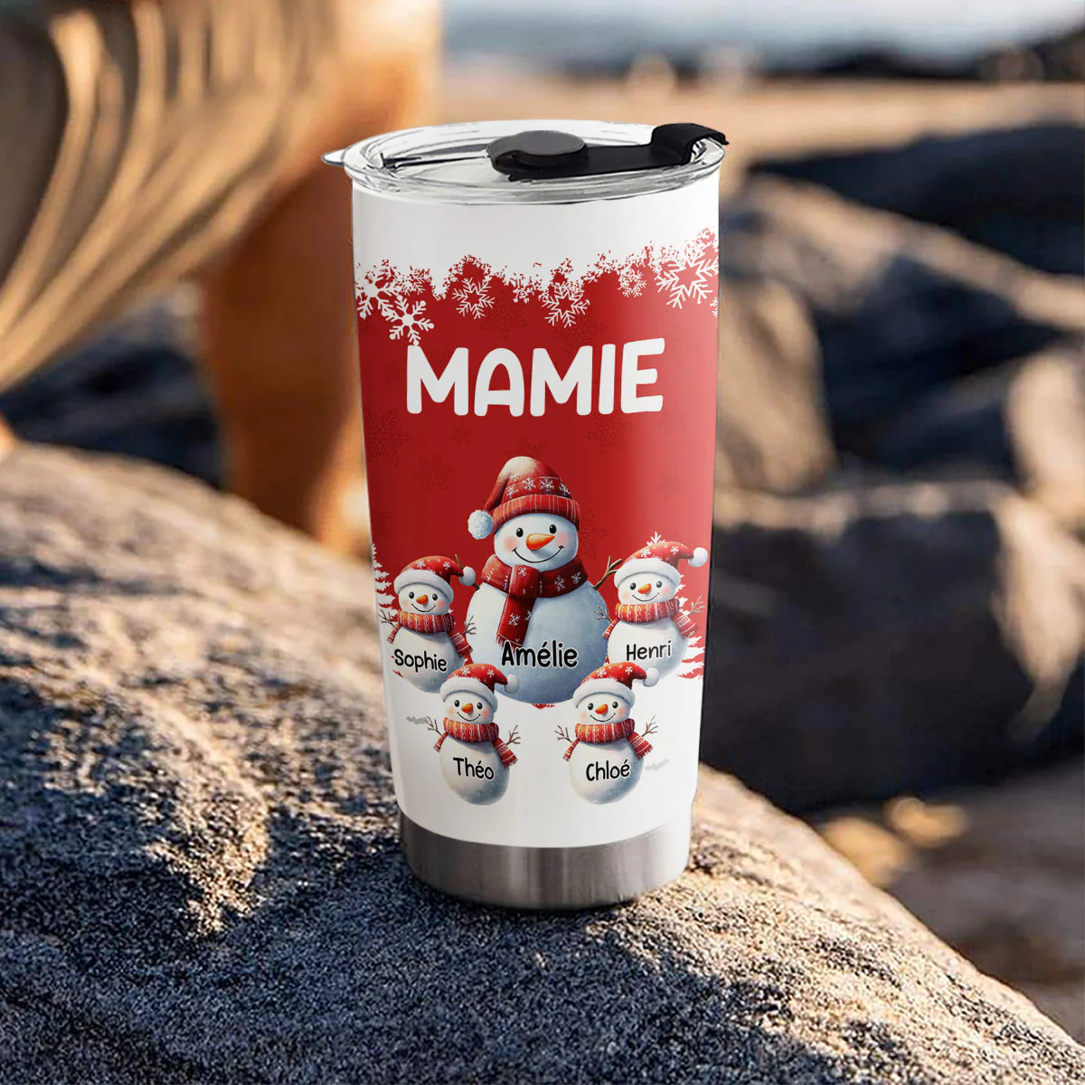 Mes Personnes Préférées M'appellent Mamie - Gobelet Personnalisé - Image 4