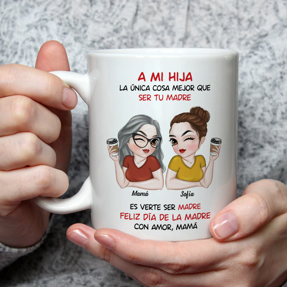 Mi Amor Por Ti Infinito - Taza Personalizada de Café - Image 3