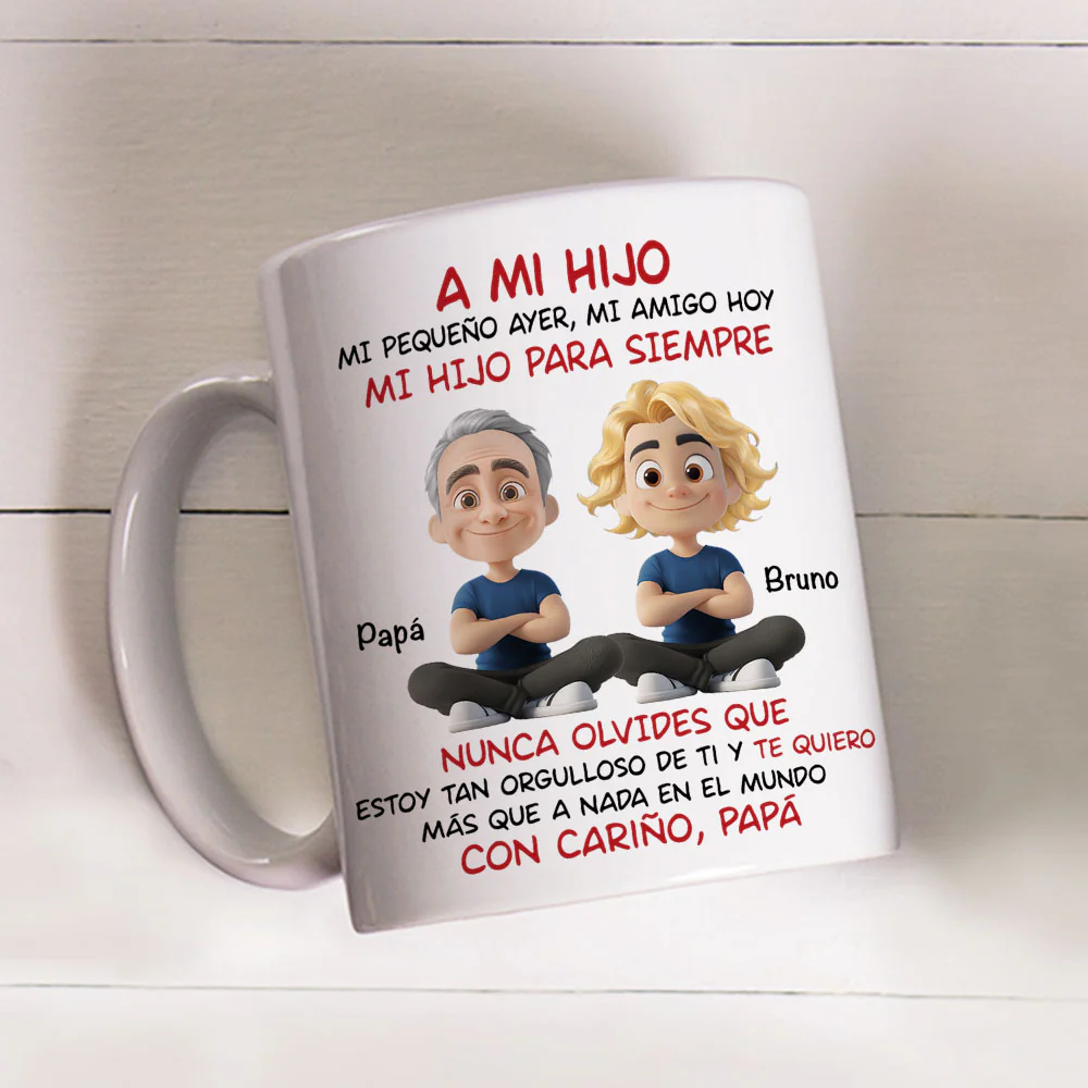 Mi Hijo Para Siempre - Taza Personalizada - Image 3