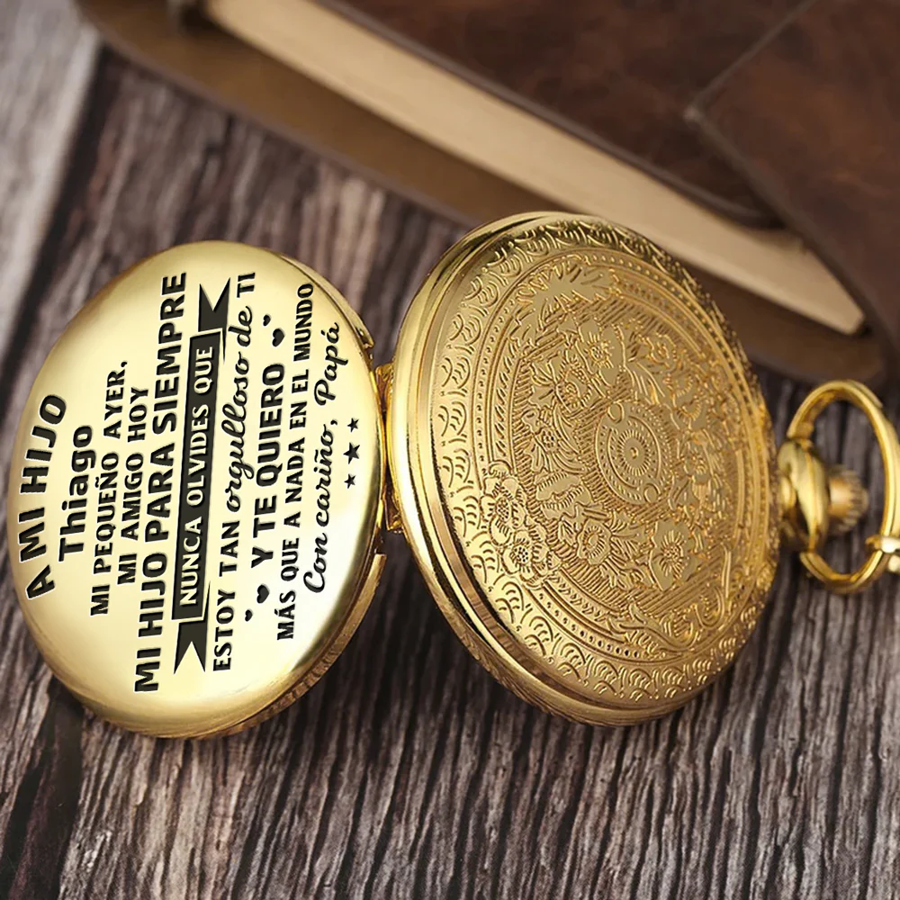 Mi Hijo Para Siempre Versión 2 - Reloj de Bolsillo Personalizado - Image 2
