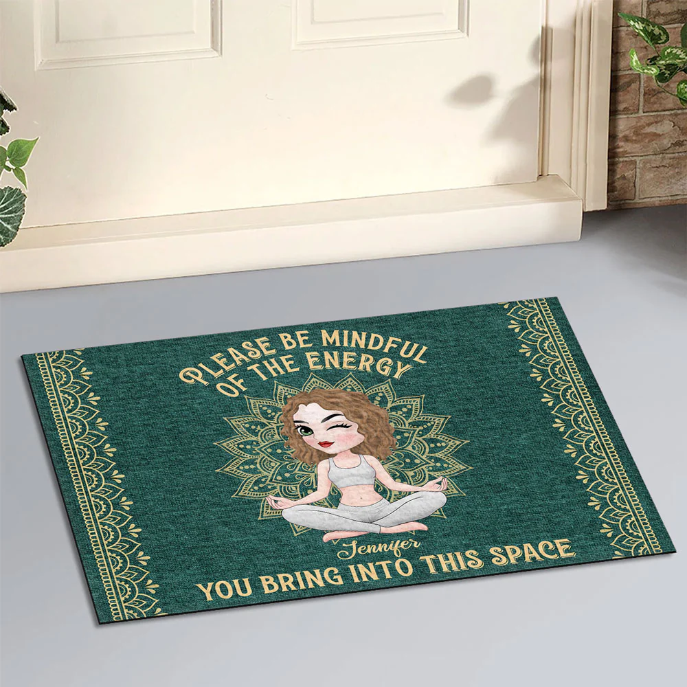 Mind Your Energy - Personalized Custom Doormat - Image 2