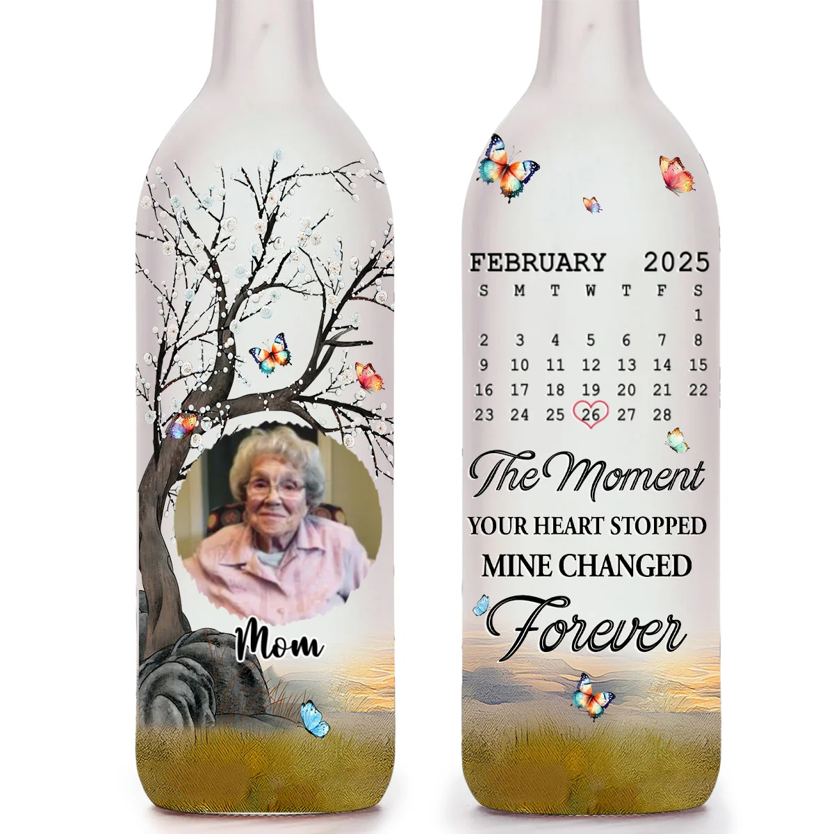 Mine Changed Forever - Personalized Custom Bottle Lamp - Image 8