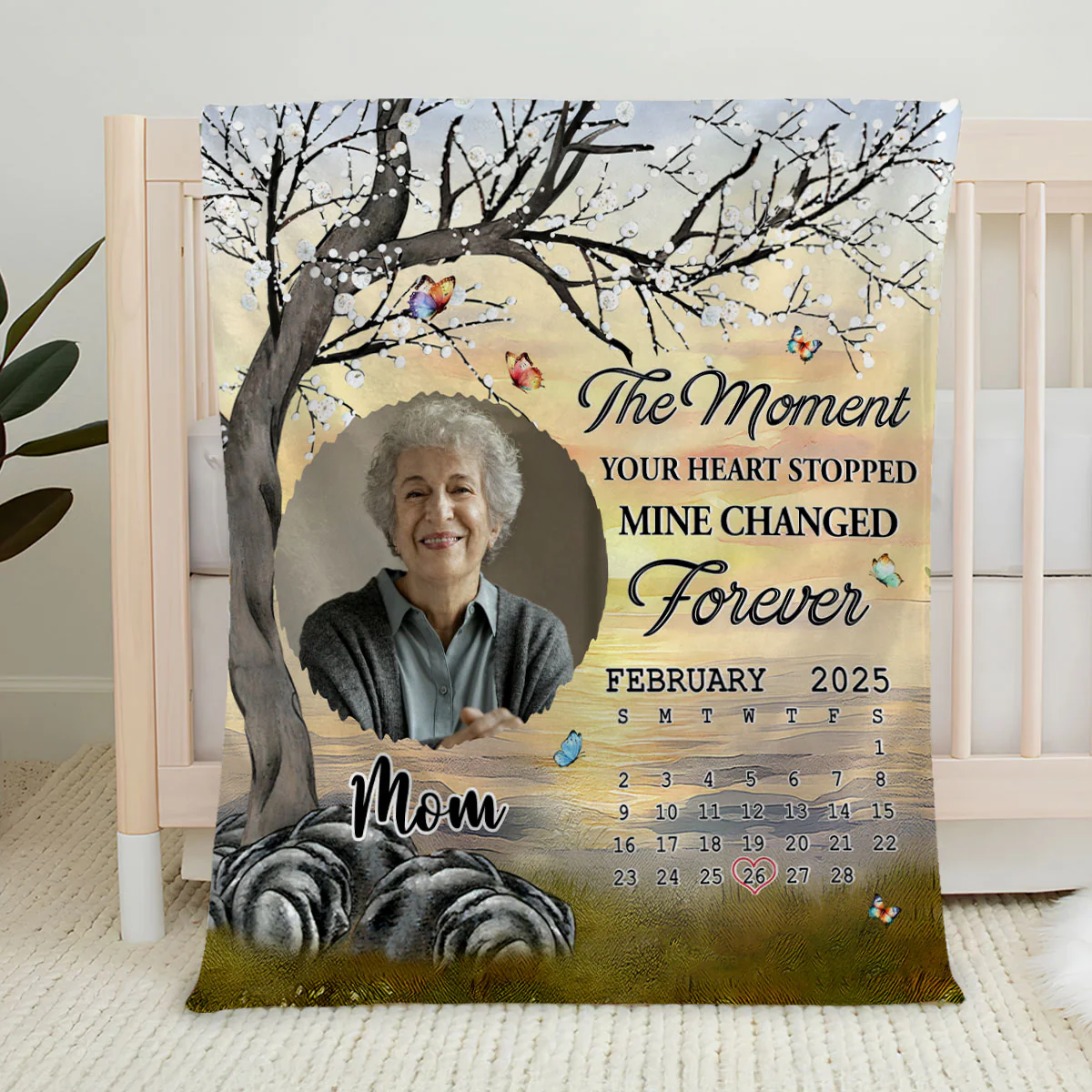 Mine Changed Forever - Personalized Custom Fleece Blanket - Image 5