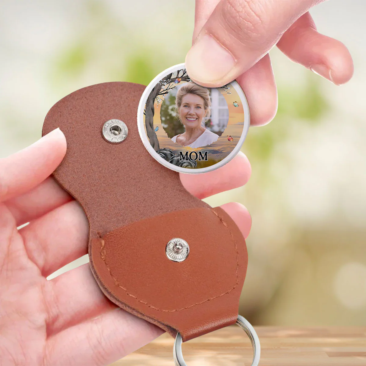 Mine Changed Forever - Personalized Custom Pocket Hug - Image 3
