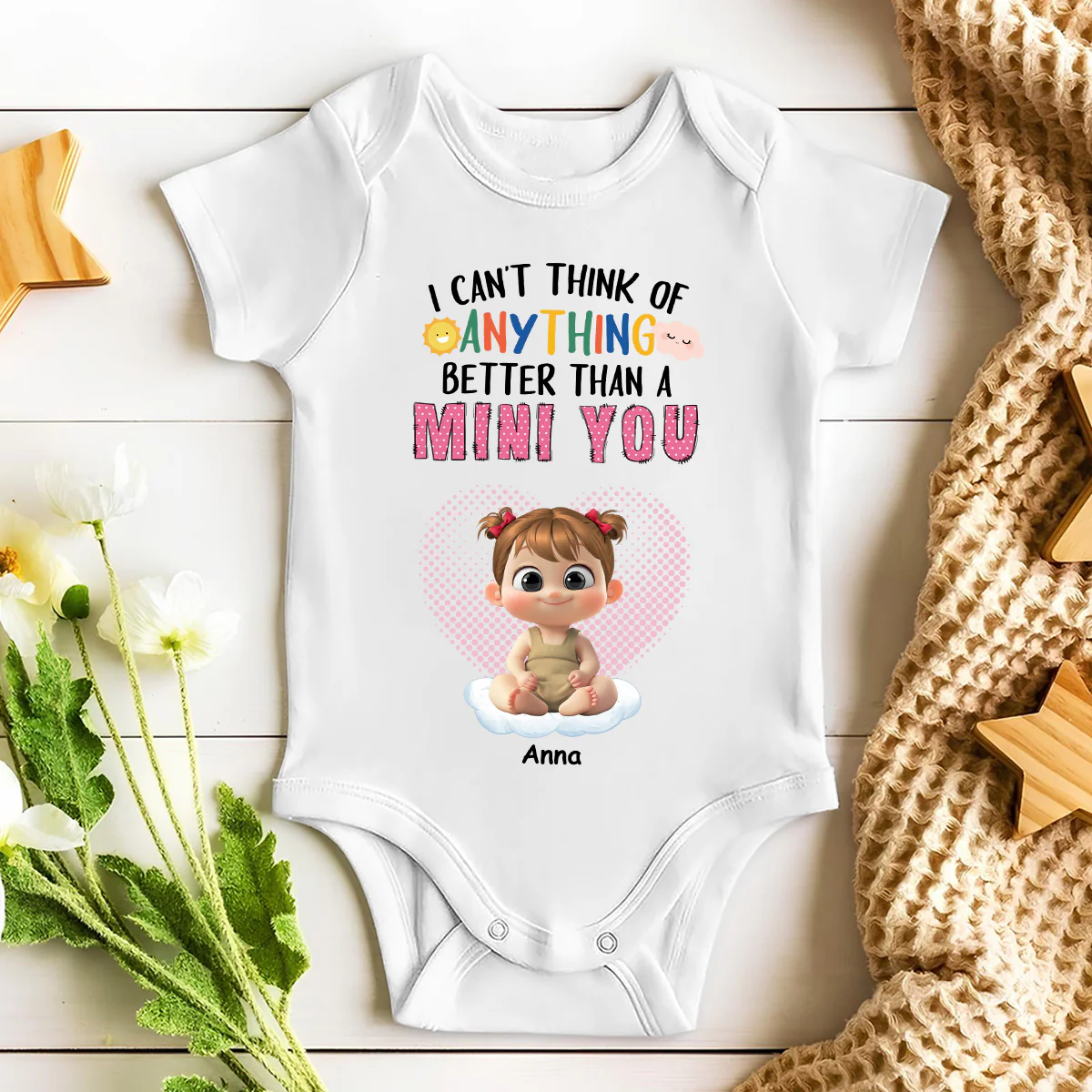 Mini Version Of You - Personalized Custom Baby Onesie - Image 2