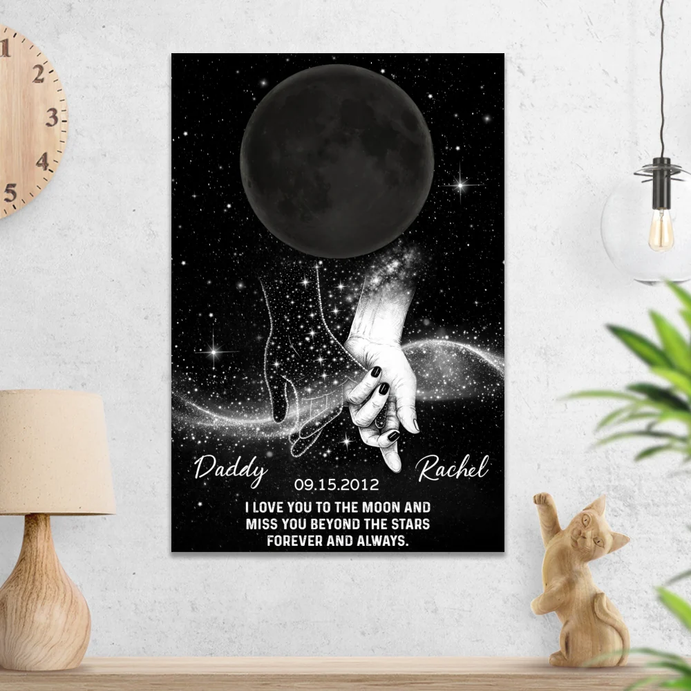 Miss You Beyond The Stars - Personalized Custom Poster - Image 6