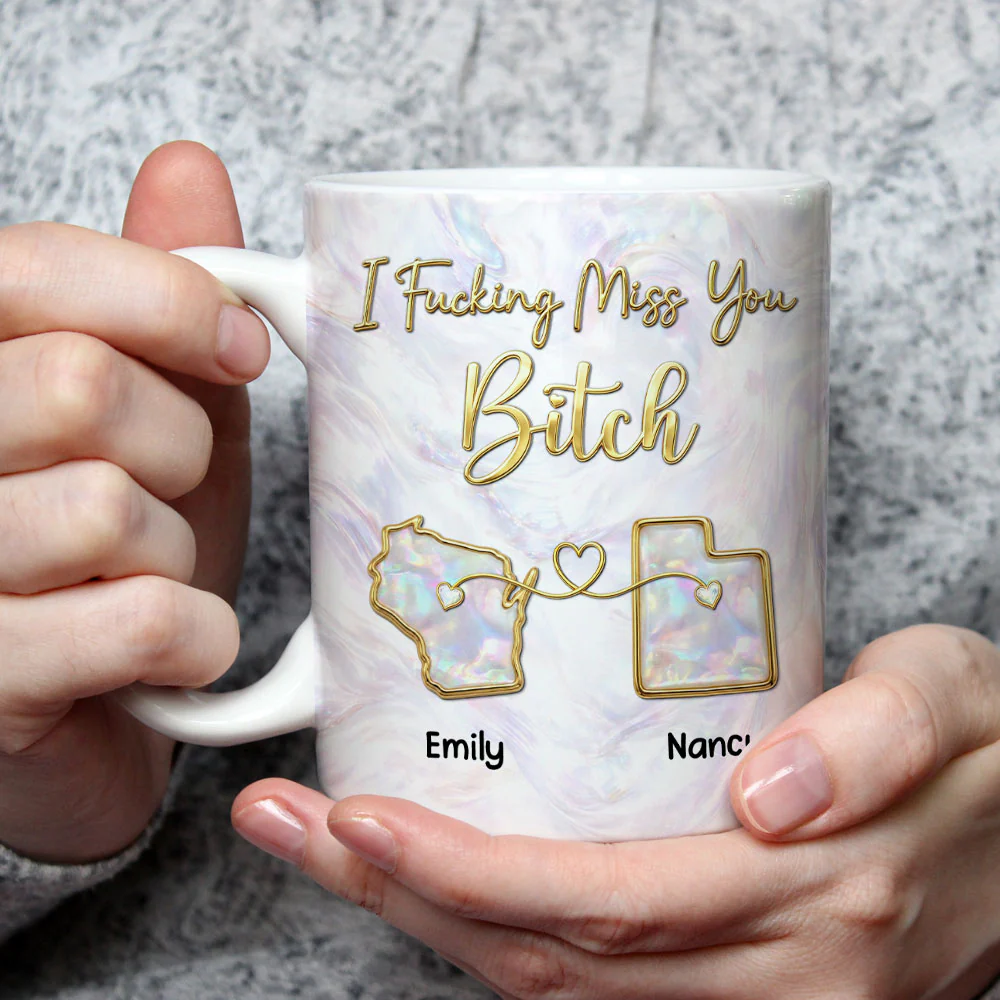Miss You New Style - Personalized Custom 3D Effect Mug - Image 2