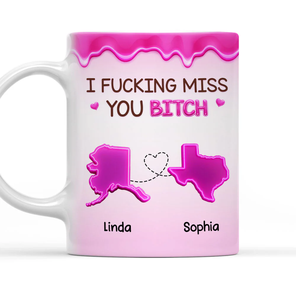 Miss You - Personalized Custom Coffee Mug