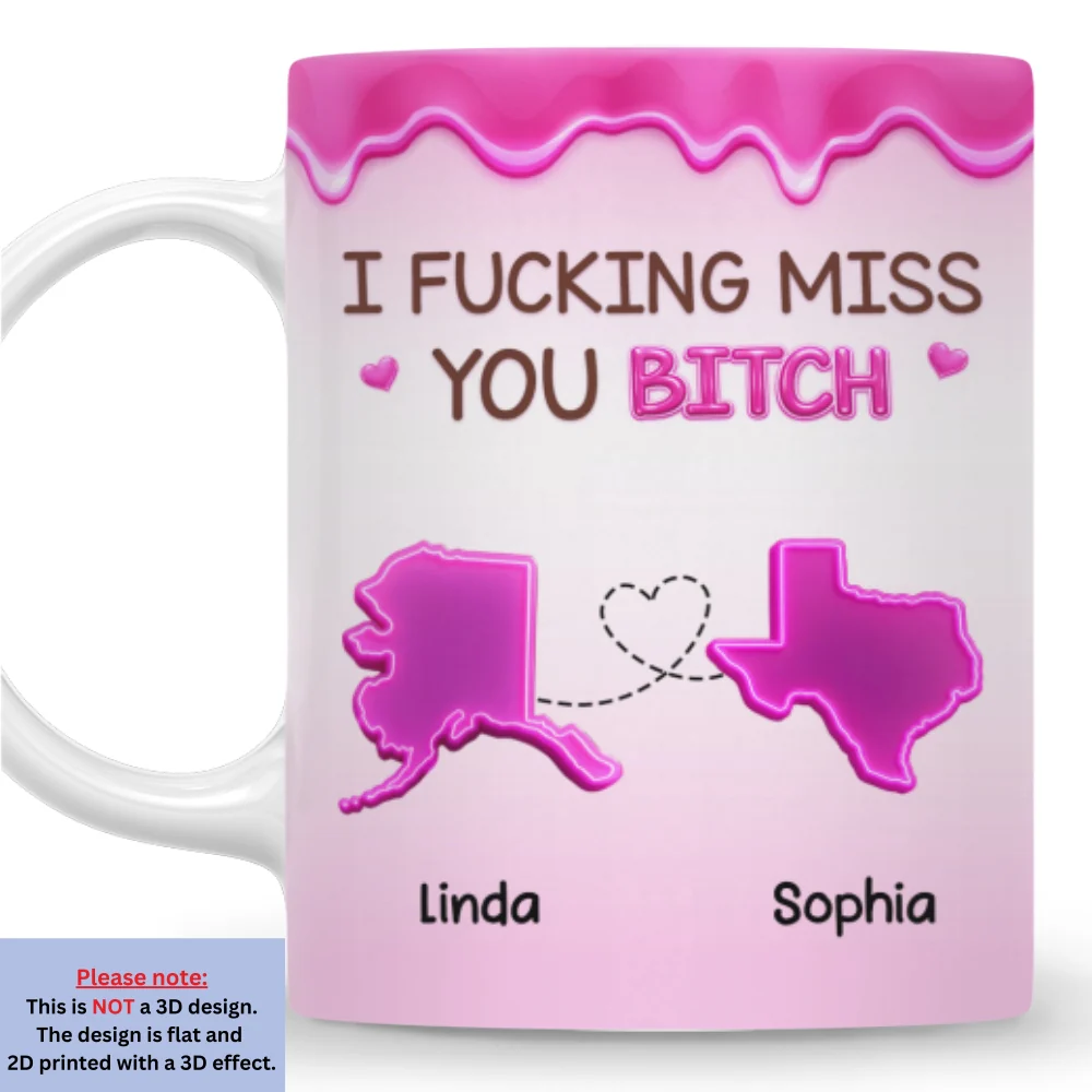 Miss You - Personalized Custom Coffee Mug - Image 7