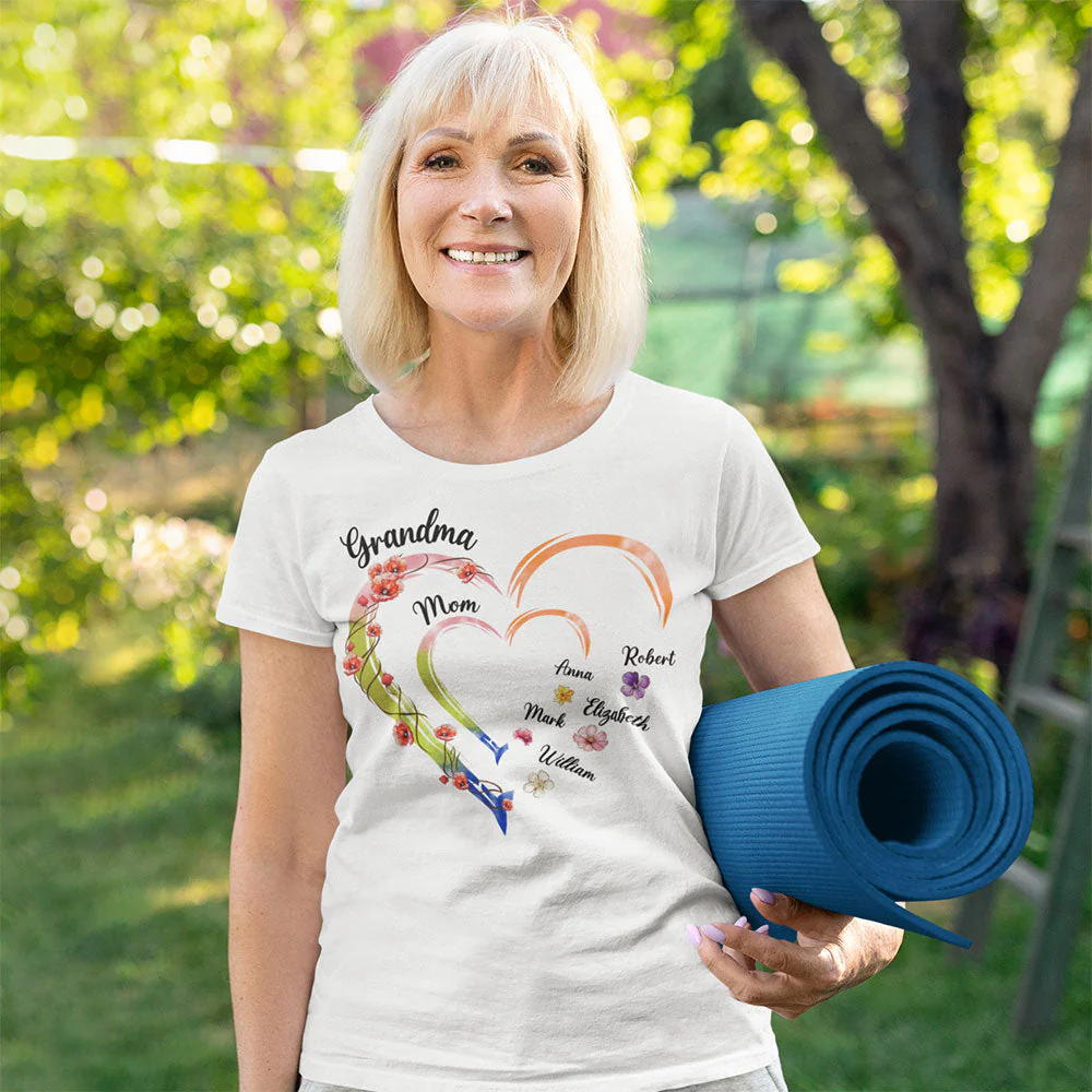 Mom And Grandma - Personalized Custom Shirt - Image 2