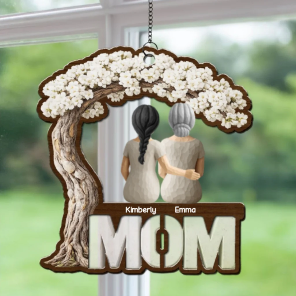 Mom Daughters Sons - Personalized Custom Suncatcher - Image 6