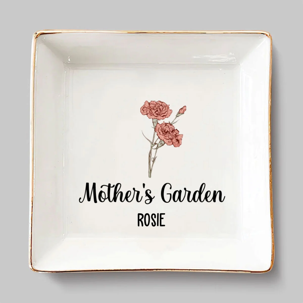 Mom Garden - Personalized Custom Jewelry Dish - Image 6