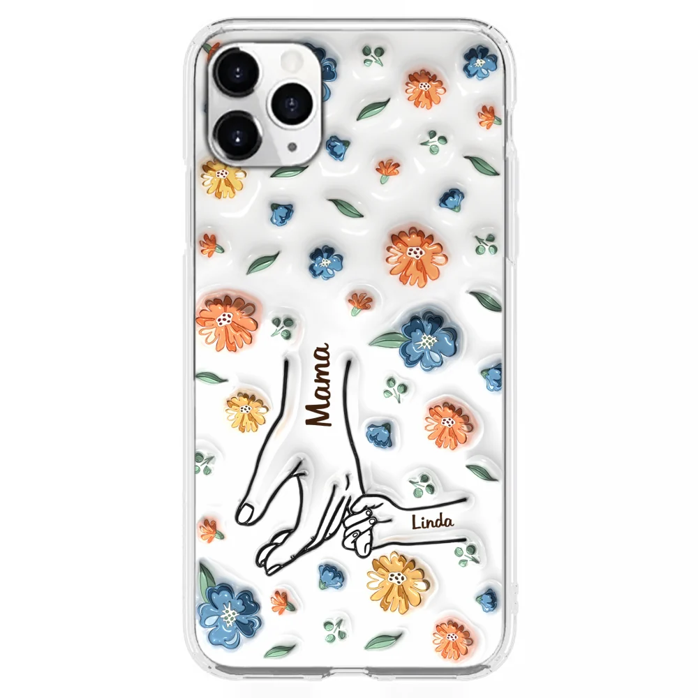 Mom Hold My Heart - Personalized Custom 3D Inflated Effect Phone Case - Image 10