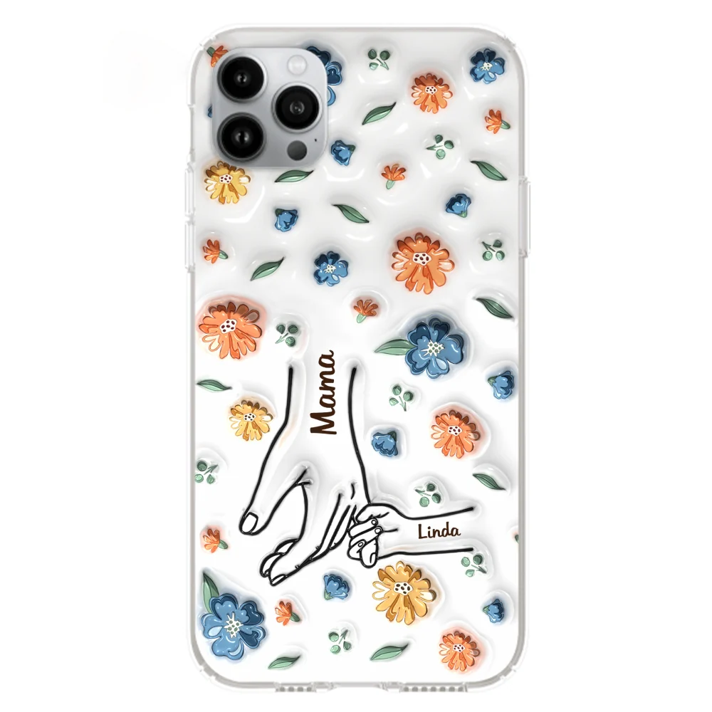 Mom Hold My Heart - Personalized Custom 3D Inflated Effect Phone Case - Image 15