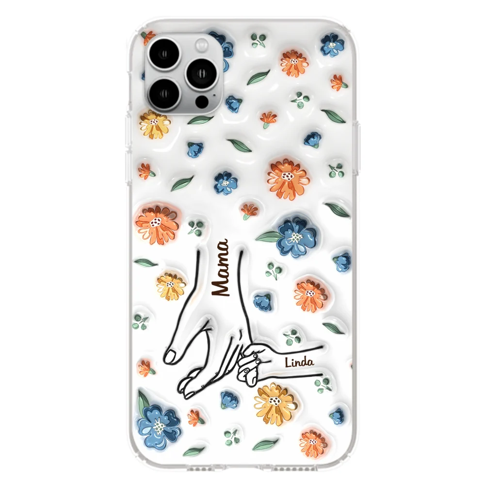 Mom Hold My Heart - Personalized Custom 3D Inflated Effect Phone Case - Image 16