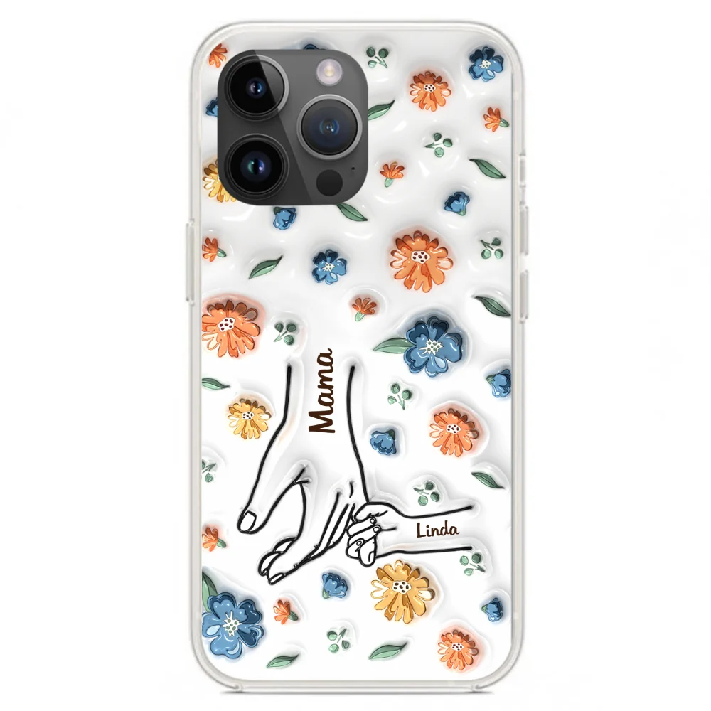 Mom Hold My Heart - Personalized Custom 3D Inflated Effect Phone Case - Image 20