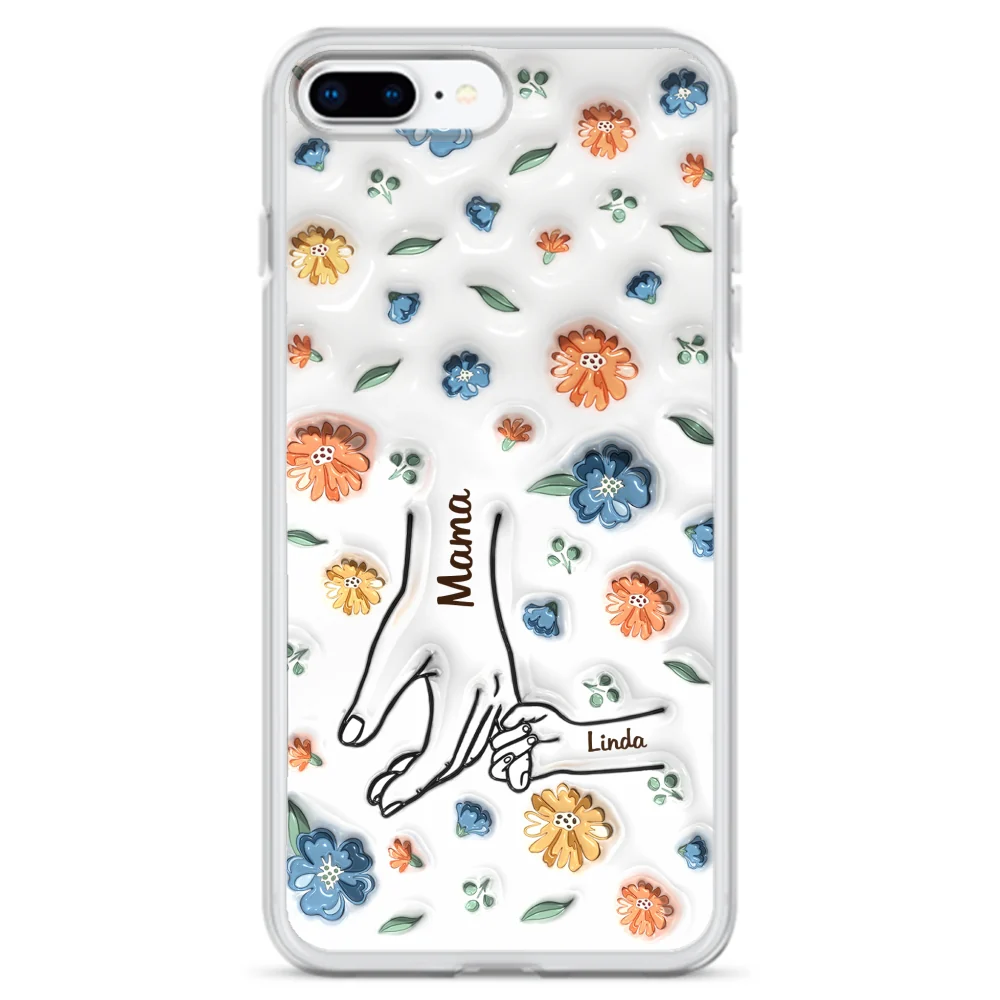 Mom Hold My Heart - Personalized Custom 3D Inflated Effect Phone Case - Image 8