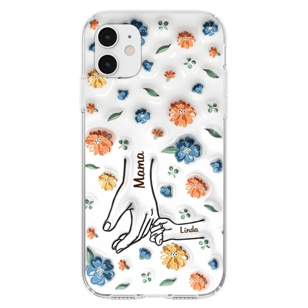 Mom Hold My Heart - Personalized Custom 3D Inflated Effect Phone Case - Image 9