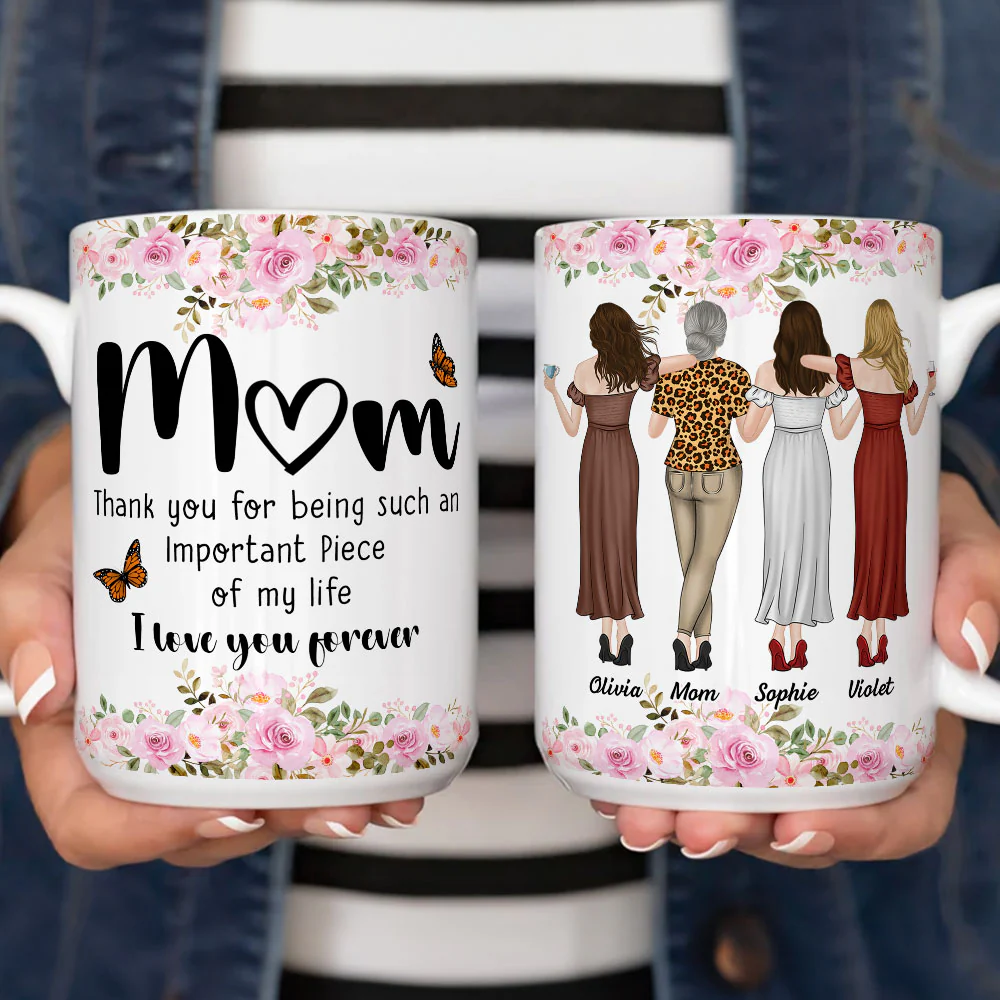 Mom I Love You Forever - Personalized Custom Coffee Mug - Image 4