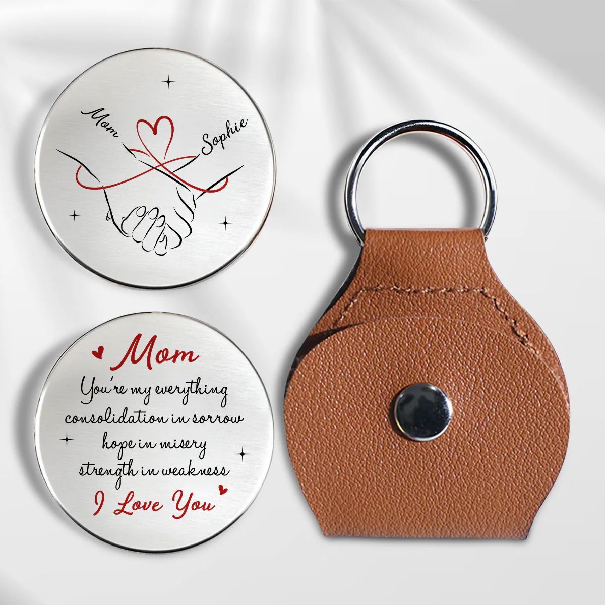 Mom My Everything - Personalized Custom Pocket Hug