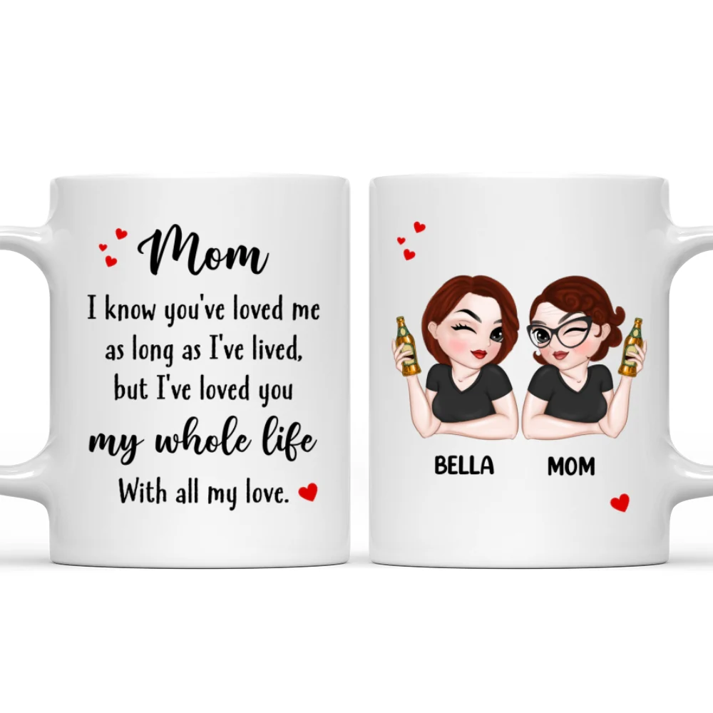 Mom Our Love For You Is Endless - Personalized Custom Coffee Mug - Image 7