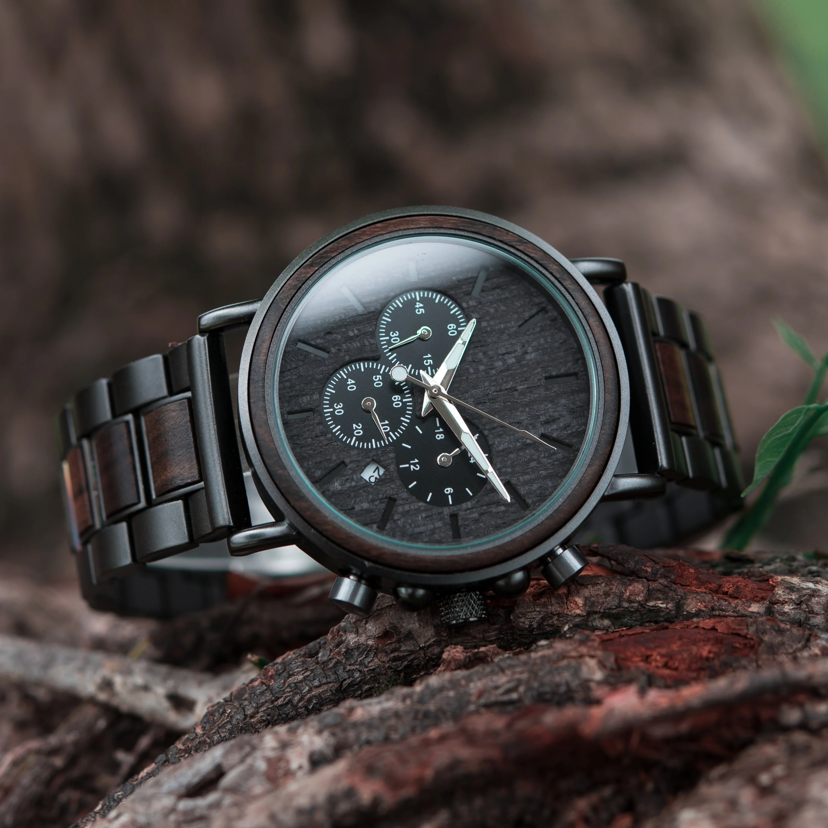 Mom To Son Stay Strong - Personalized Engraved Wooden Watches GQ026 - Image 8