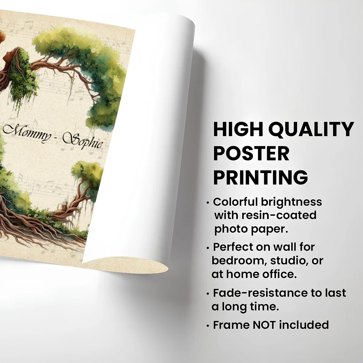 Mom Tree - Personalized Custom Poster - Image 4