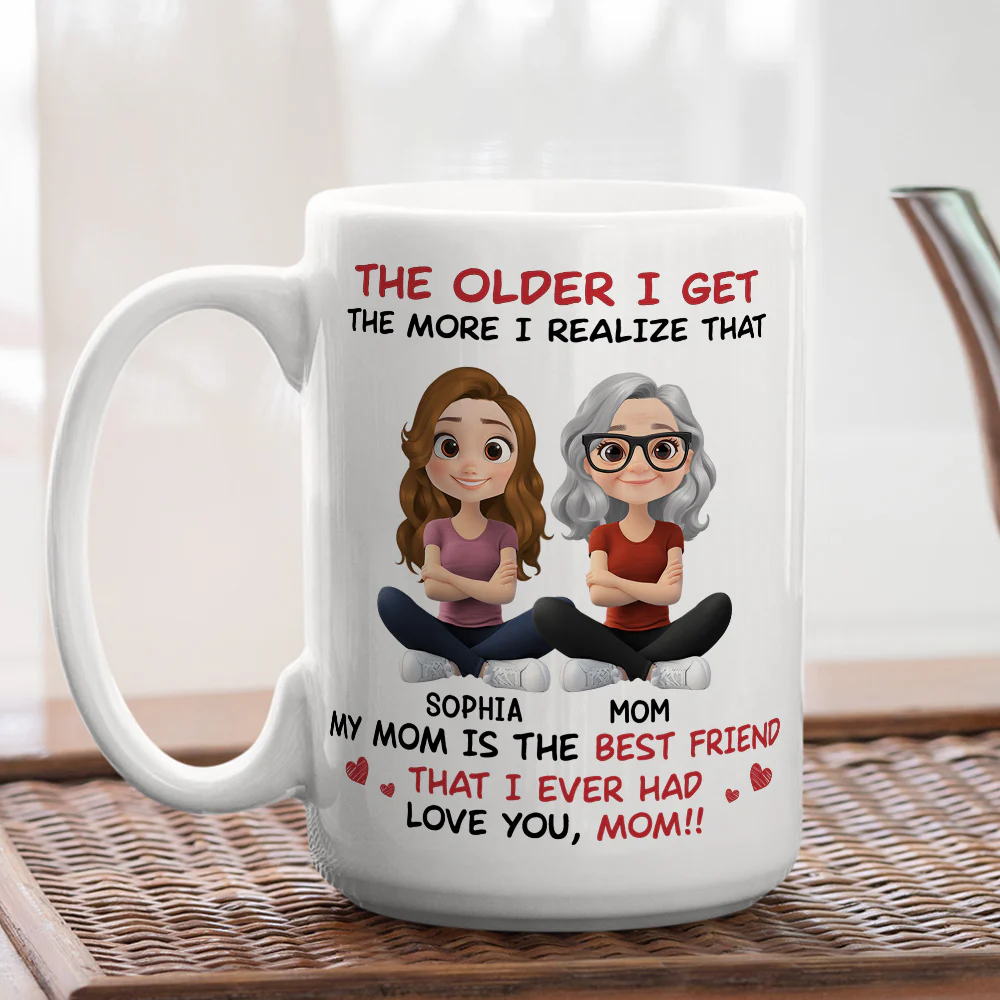 Mom You Are My Everything- Personalized Custom Coffee Mug - Image 5