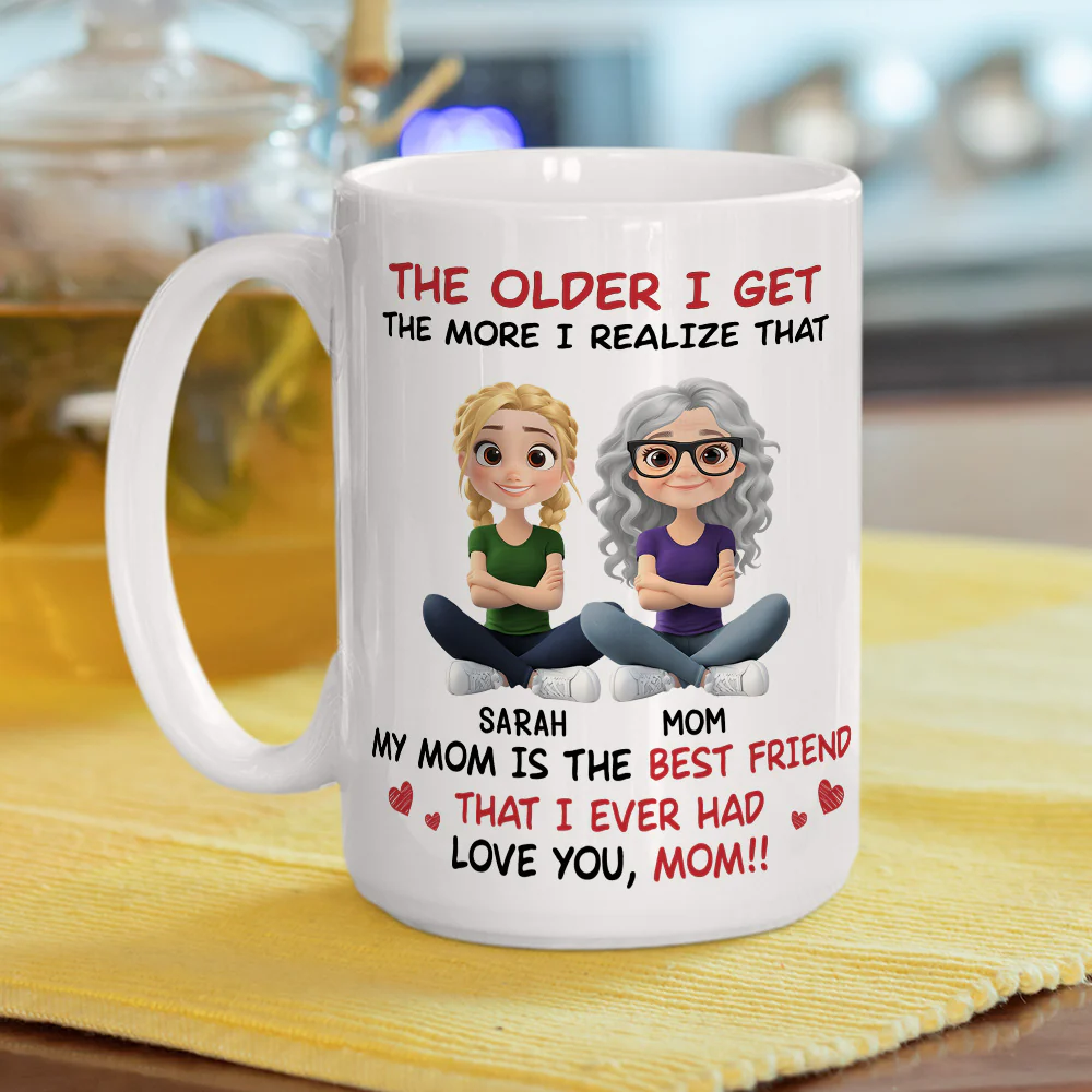 Mom You Are My Everything- Personalized Custom Coffee Mug - Image 7