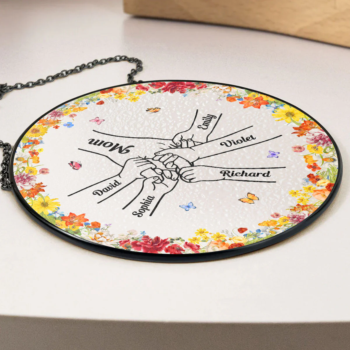 Mom You Are My Everything - Personalized Custom Window Hanging Suncatcher - Image 3