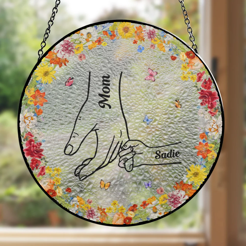 Mom You Are My Everything - Personalized Custom Window Hanging Suncatcher - Image 6