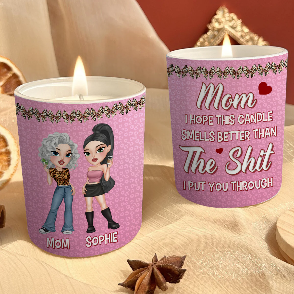 Mom You Deserve This - Personalized Custom Candle - Image 5