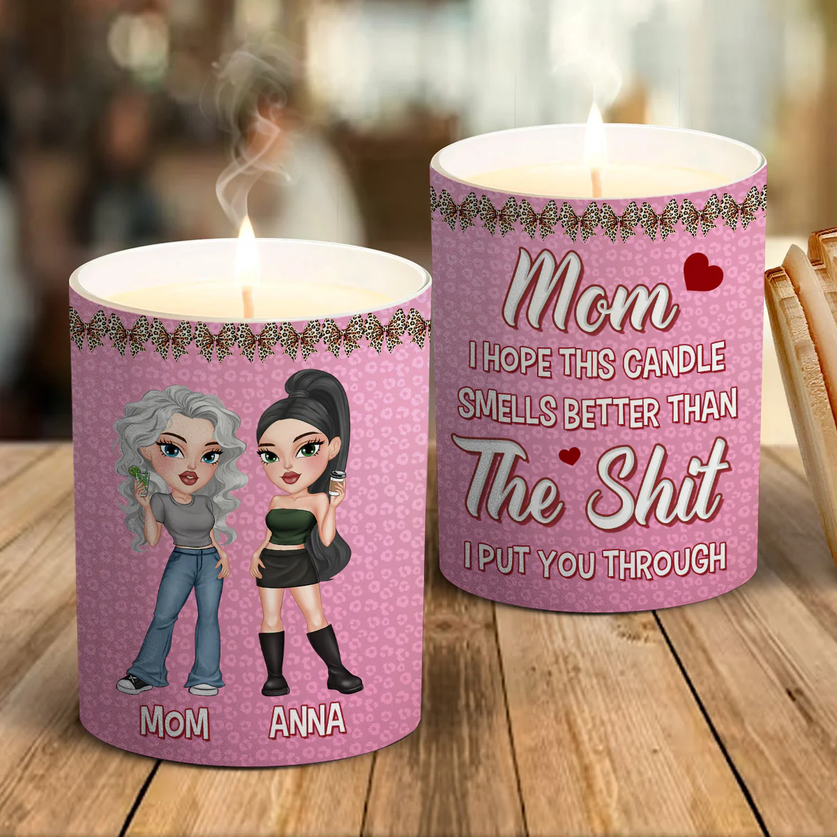 Mom You Deserve This - Personalized Custom Candle - Image 6
