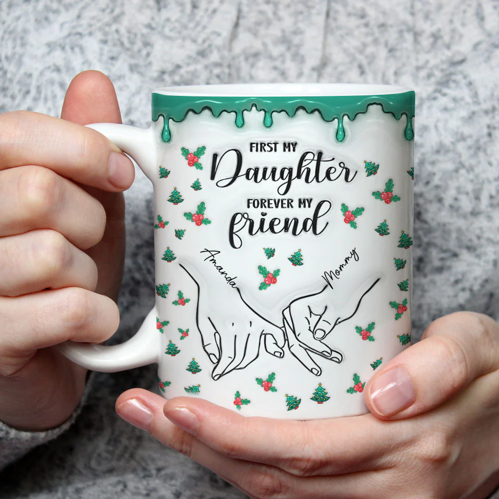 Mom, You Make Every Christmas Magical - Personalized Custom 3D Inflated Effect Mug - Image 3