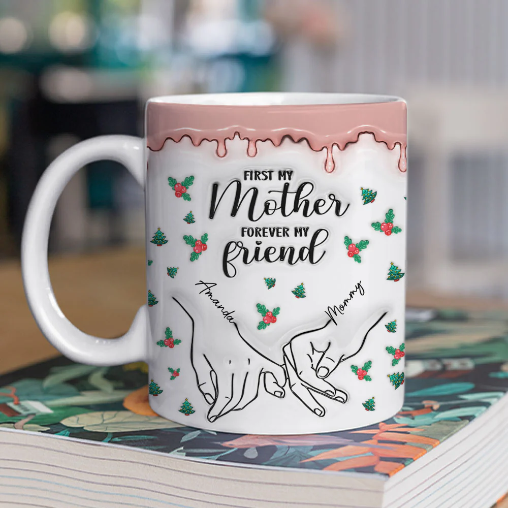 Mom, You Make Every Christmas Magical - Personalized Custom 3D Inflated Effect Mug - Image 4