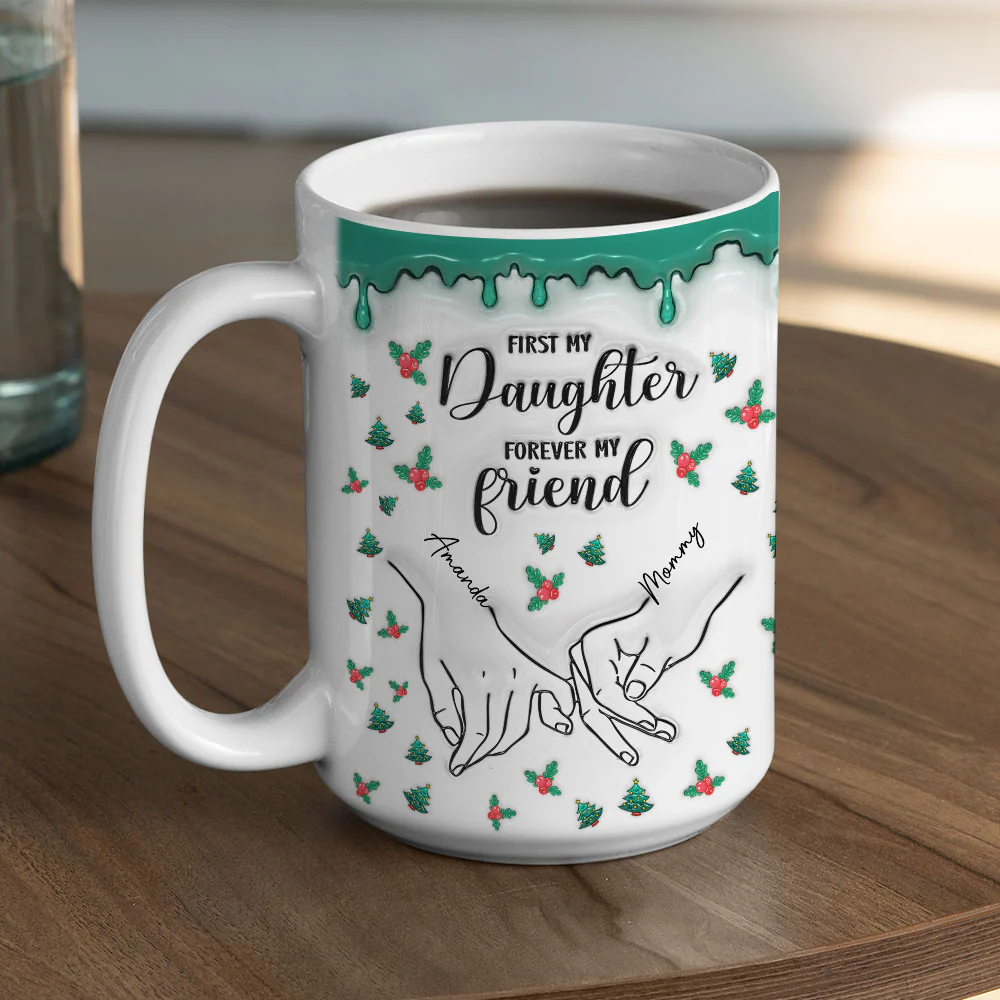 Mom, You Make Every Christmas Magical - Personalized Custom 3D Inflated Effect Mug - Image 8