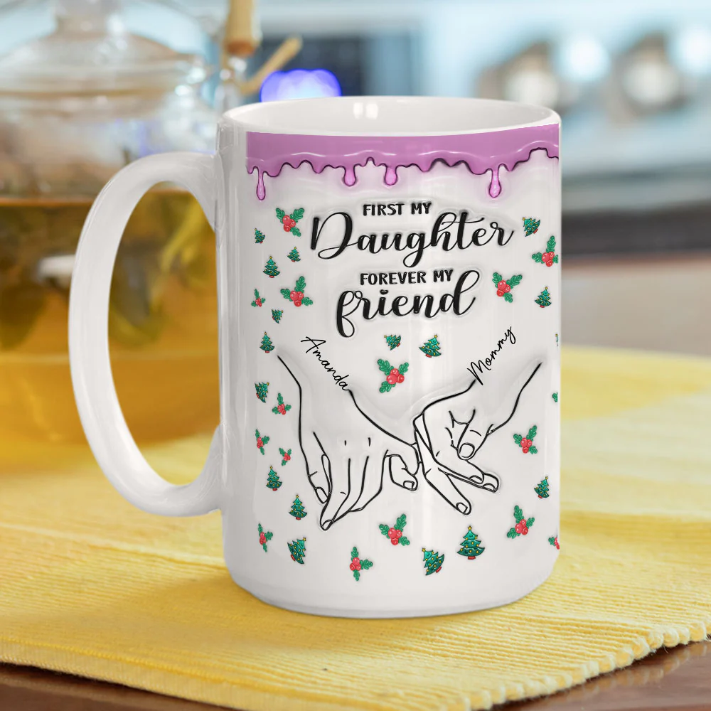 Mom, You Make Every Christmas Magical - Personalized Custom 3D Inflated Effect Mug - Image 9