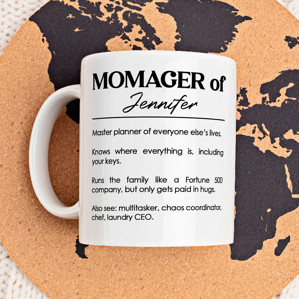 Momager - Personalized Custom Coffee Mug - Image 2