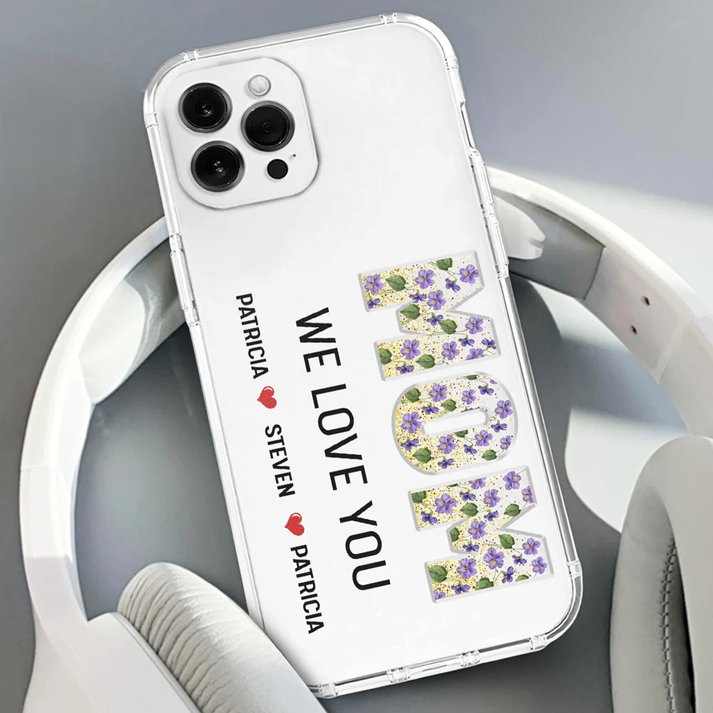 Mommy We Love You - Personalized Custom Phone Case - Image 2
