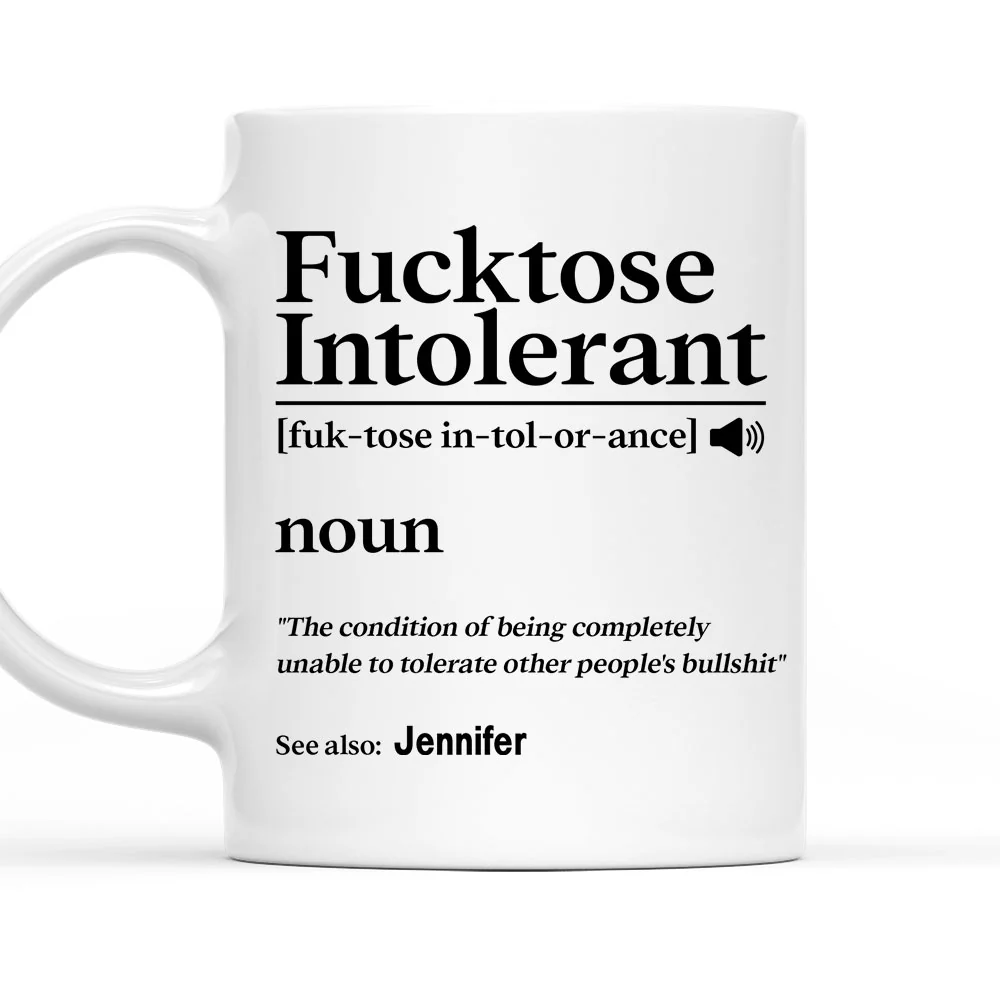 Morning Intolerant - Personalized Custom Mug