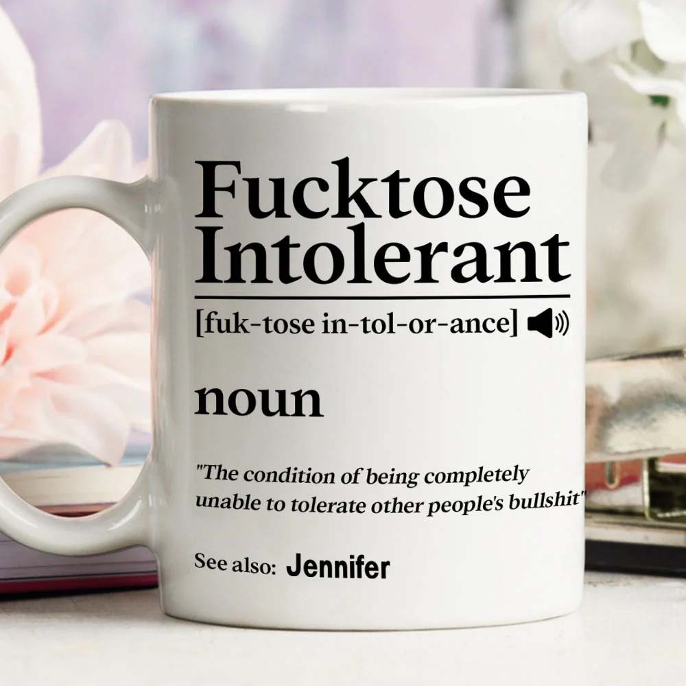 Morning Intolerant - Personalized Custom Mug - Image 2