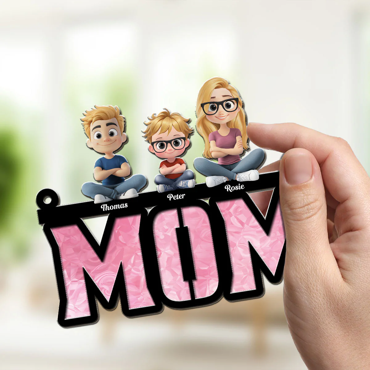 Mother Is Our Sunshine - Personalized Custom Suncatcher - Image 3