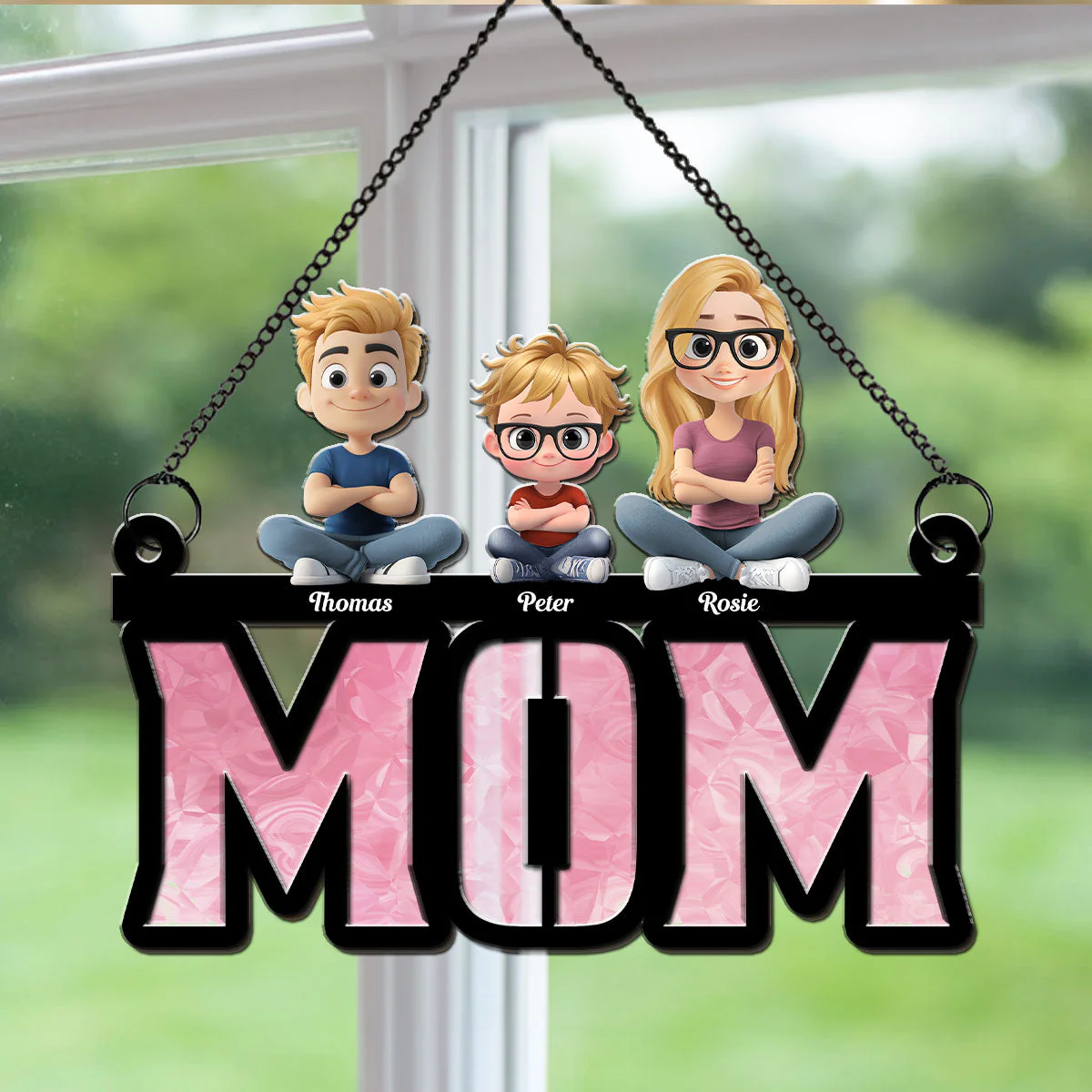 Mother Is Our Sunshine - Personalized Custom Suncatcher