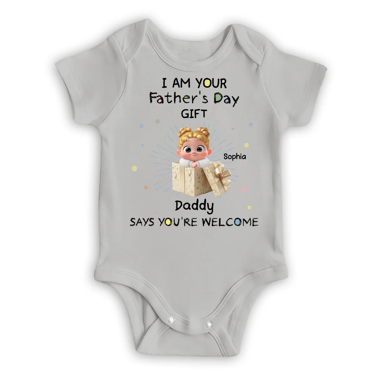 Mum You Are Welcome - Personalized Custom Baby Onesie - Image 8