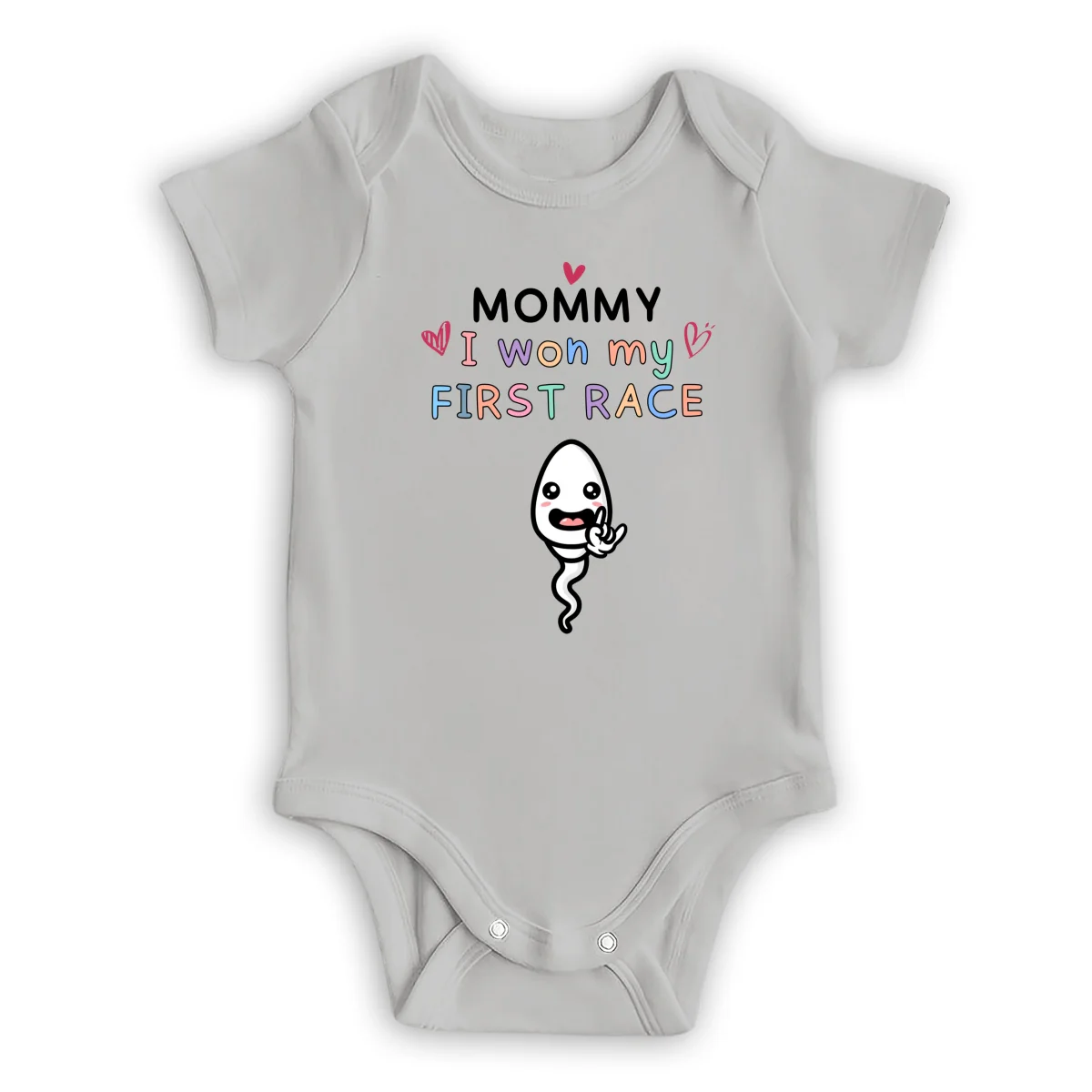 Mummy I Won First Race - Personalized Custom Baby Onesie - Image 7