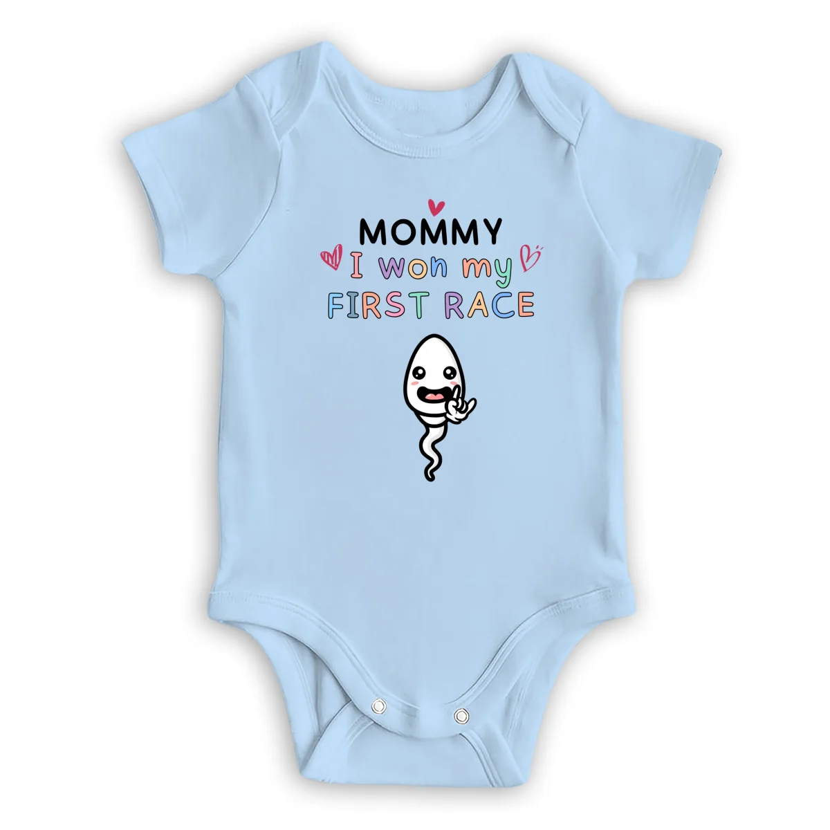 Mummy I Won First Race - Personalized Custom Baby Onesie - Image 8