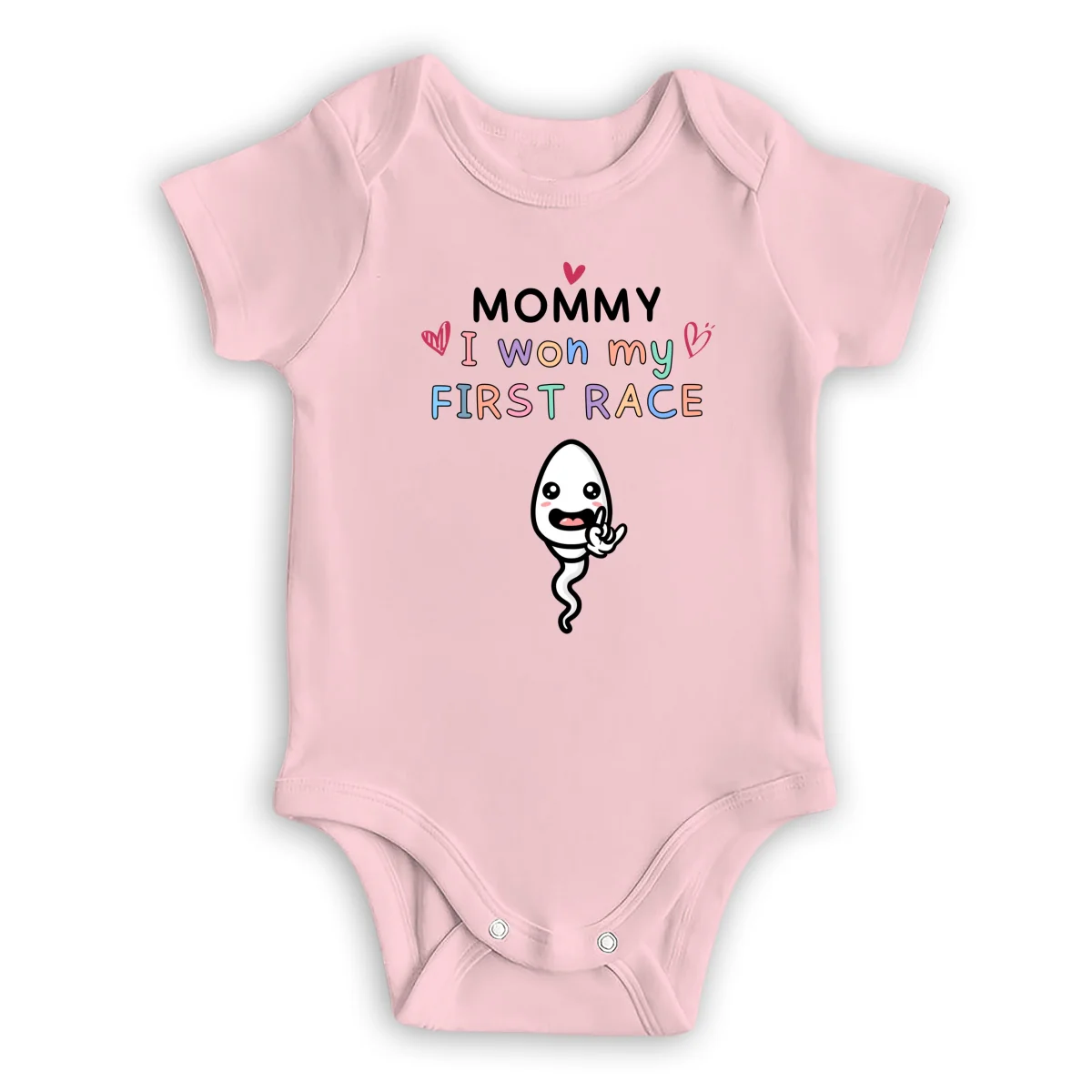 Mummy I Won First Race - Personalized Custom Baby Onesie - Image 9